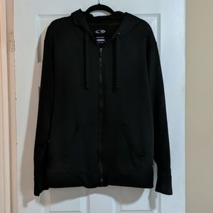 🌷Champion Duo Dry zip up jacket size XL in black